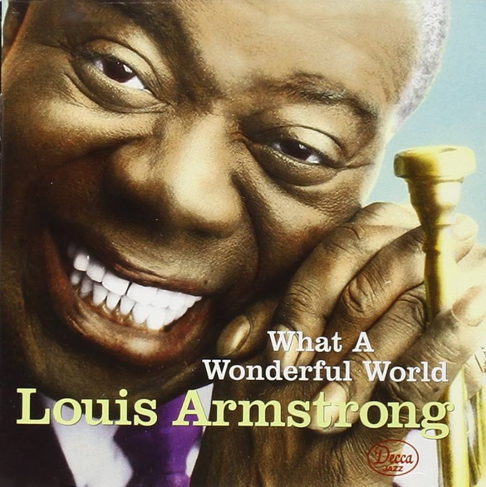 Louis Armstrong — What a Wonderful World cover artwork