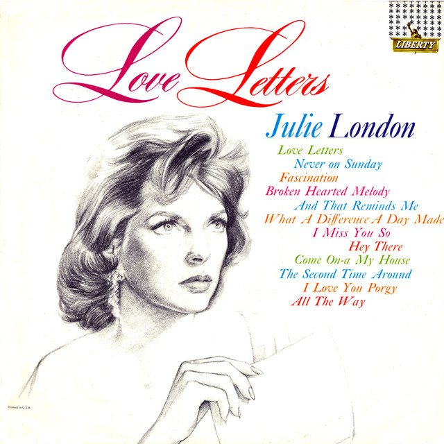 Julie London Love Letters cover artwork