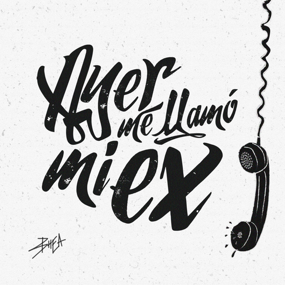 Khea featuring Lenny Santos — Ayer Me Llamó Mi Ex cover artwork