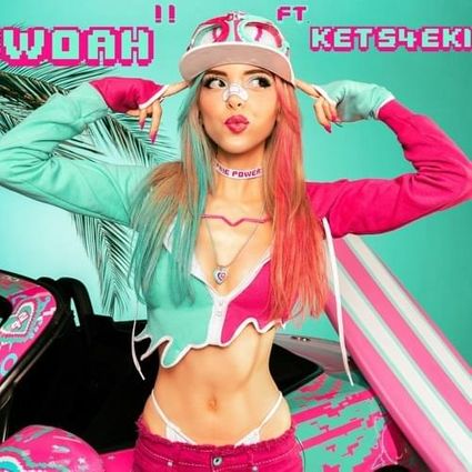 Sophie Powers featuring kets4eki — Woah!! cover artwork