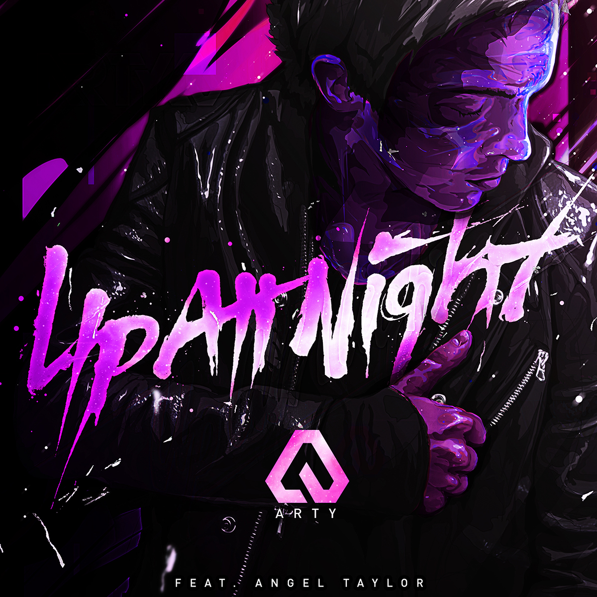 ARTY featuring Angel Taylor — Up All Night cover artwork