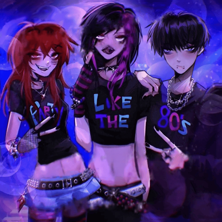 6arelyhuman, kets4eki, & Asteria — Party Like the 80s cover artwork