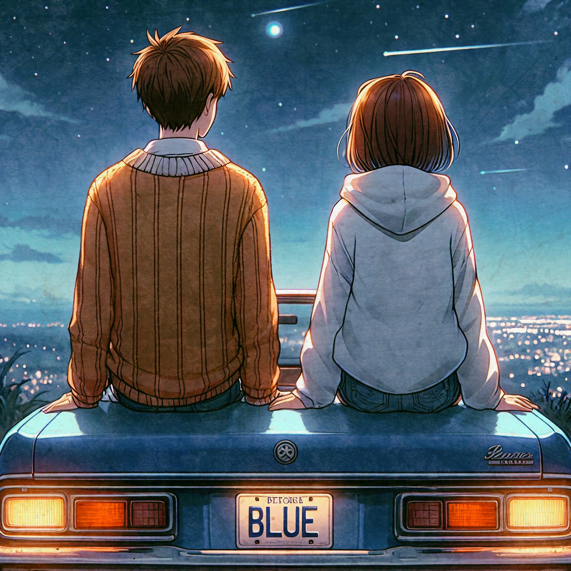 Gabriela Bee & Powfu — BLUE cover artwork