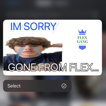 Lil Sperm — Gone From Flex (burger freestyle) cover artwork