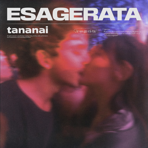 Tananai — ESAGERATA cover artwork