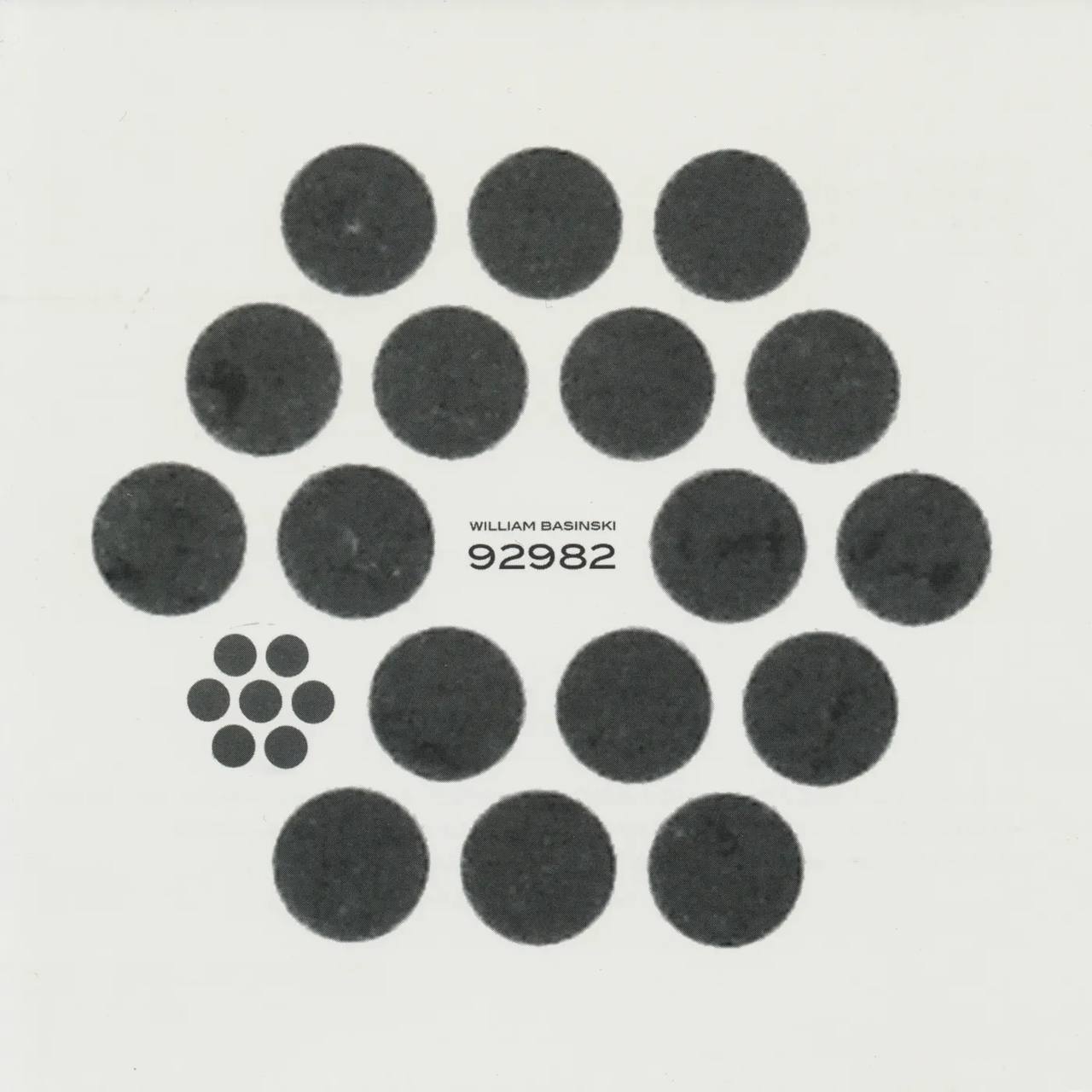 William Basinski — 92982 cover artwork