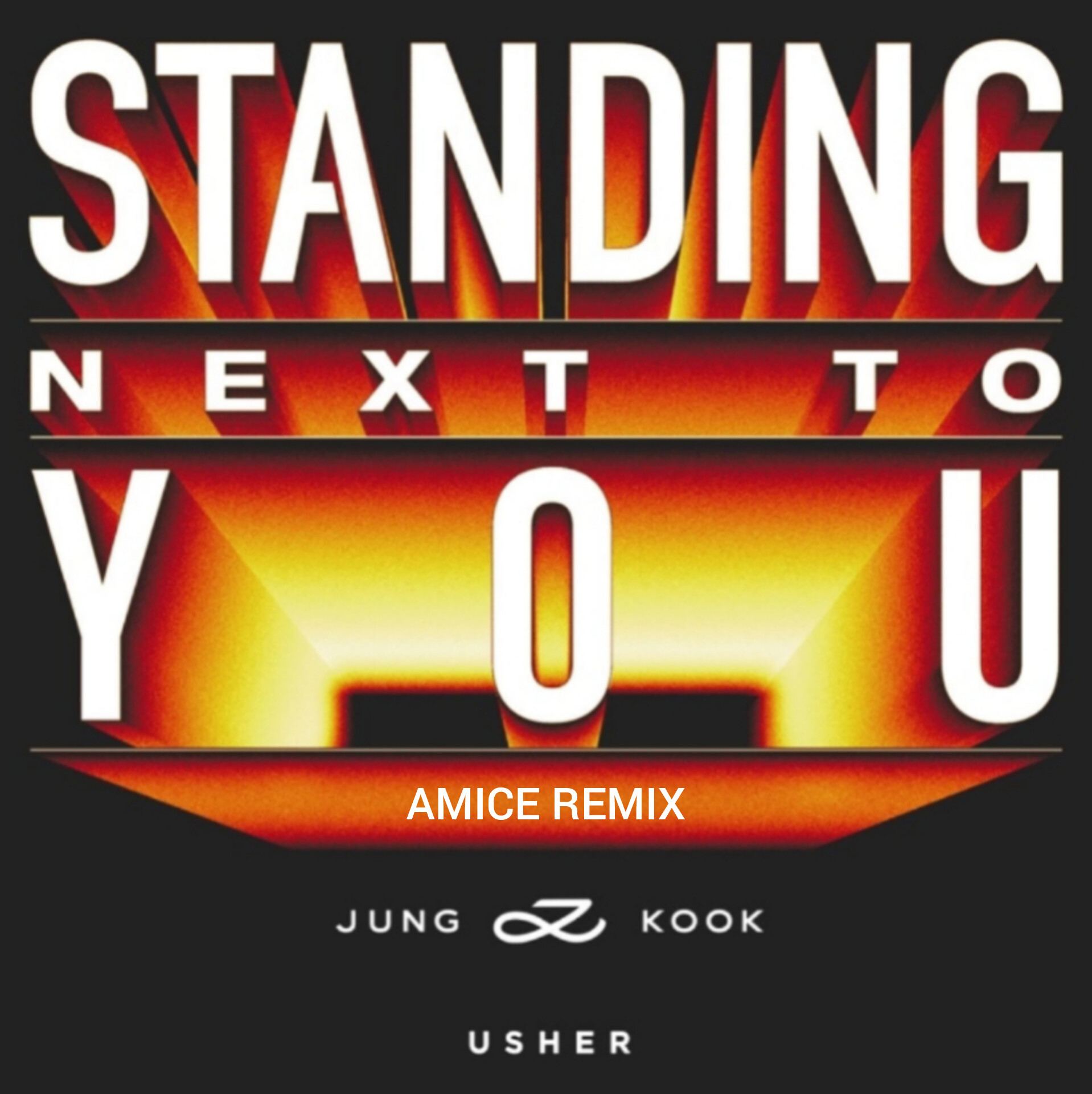 Jung Kook & USHER — Standing Next To You (Amice Remix) cover artwork