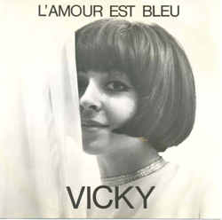 Vicky Leandros — L&#039;amour est bleu cover artwork