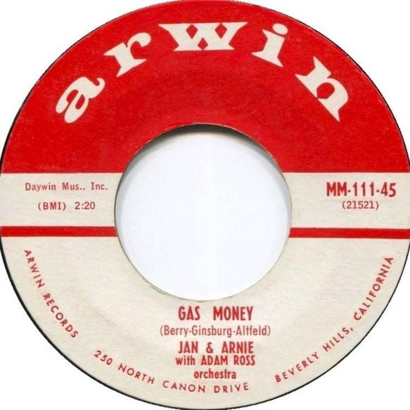 Jan &amp; Arnie — Gas Money cover artwork