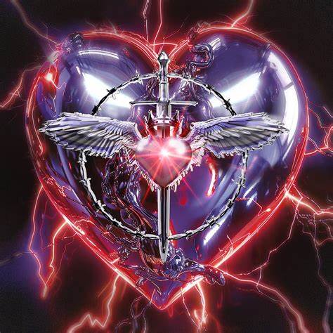 Kelsy Karter &amp; The Heroines Laser to the Heart cover artwork