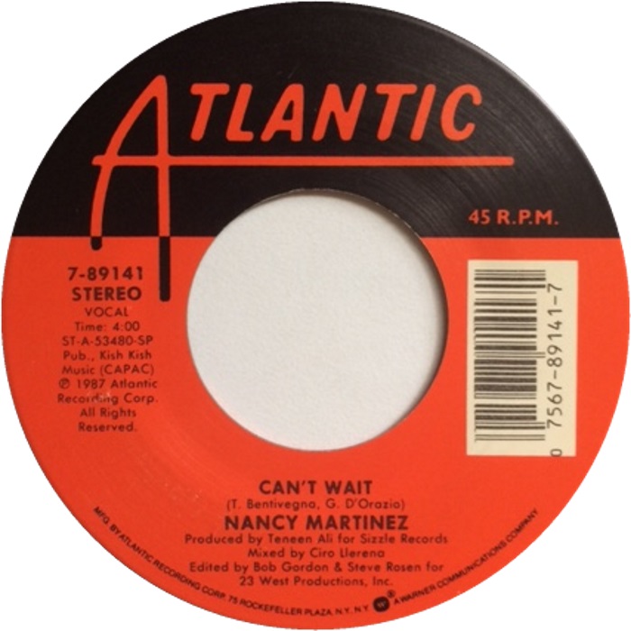 Nancy Martinez — Can&#039;t Wait cover artwork