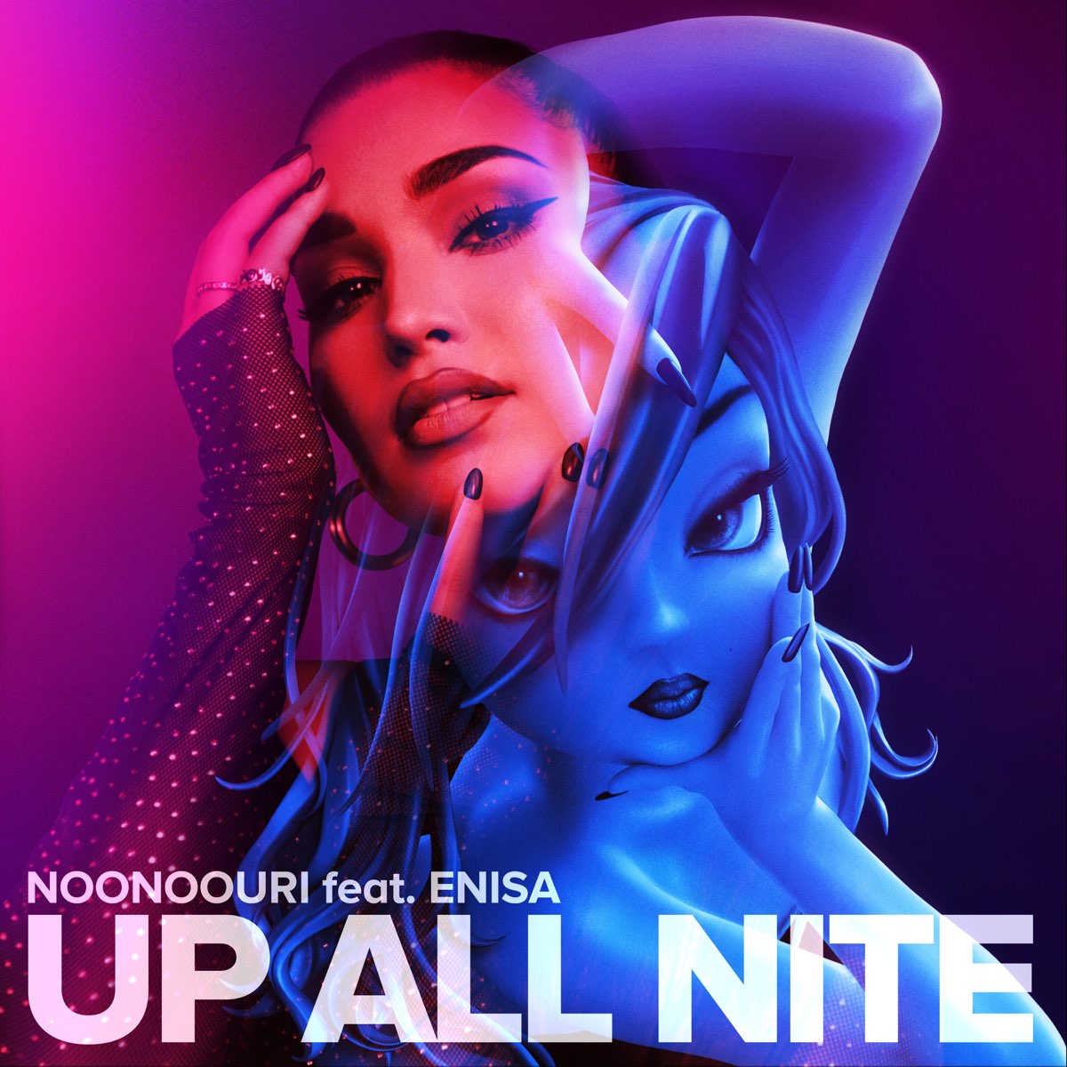 Noonoouri featuring Enisa — Up All Nite cover artwork