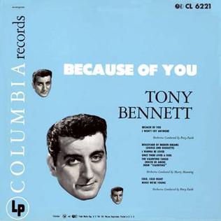 Tony Bennett Because Of You cover artwork