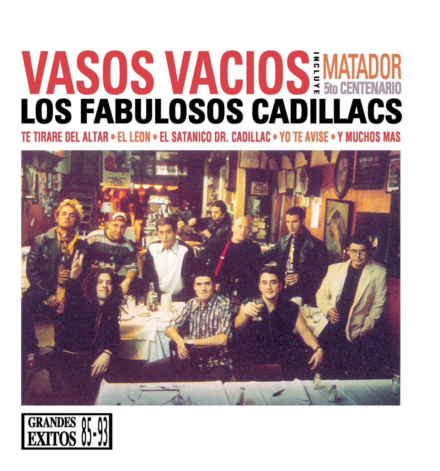 Los Fabulosos Cadillacs Vasos Vacios cover artwork