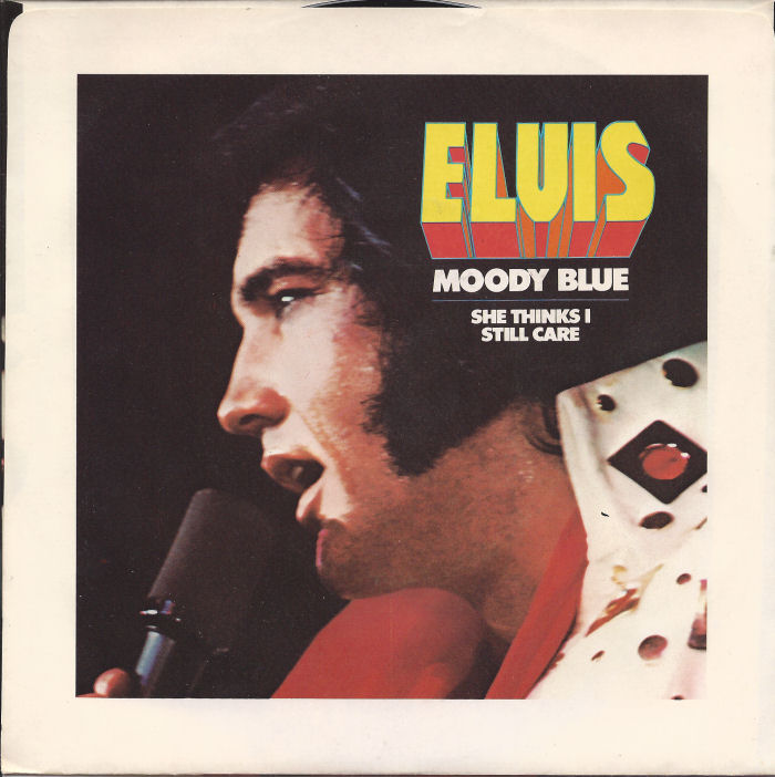 Elvis Presley — Moody Blue cover artwork