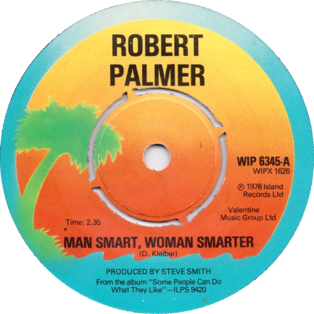 Robert Palmer — Man Smart, Woman Smarter cover artwork