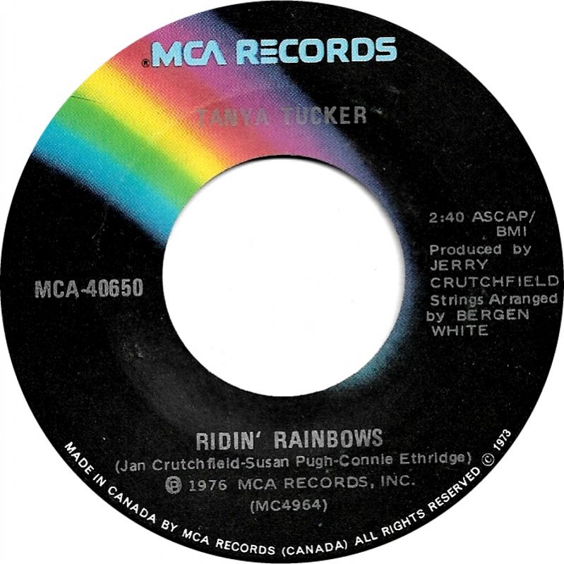 Tanya Tucker — Ridin&#039; Rainbows cover artwork