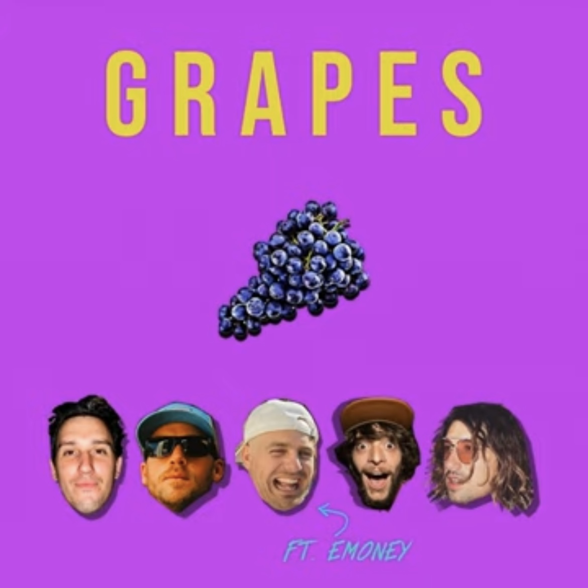 The Happys — Grapes cover artwork