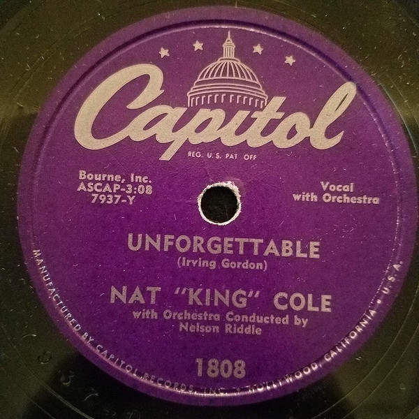 Nat King Cole — Unforgettable cover artwork