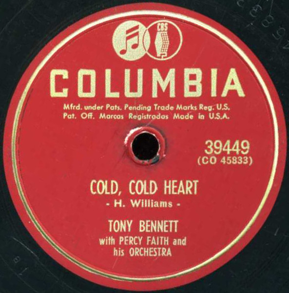 Tony Bennett — Cold, Cold Heart cover artwork