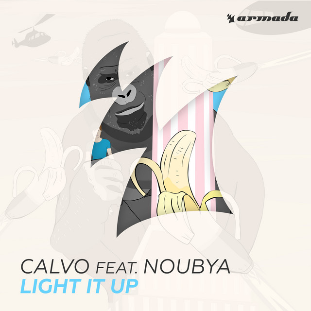 CALVO featuring Noubya — Light It Up cover artwork