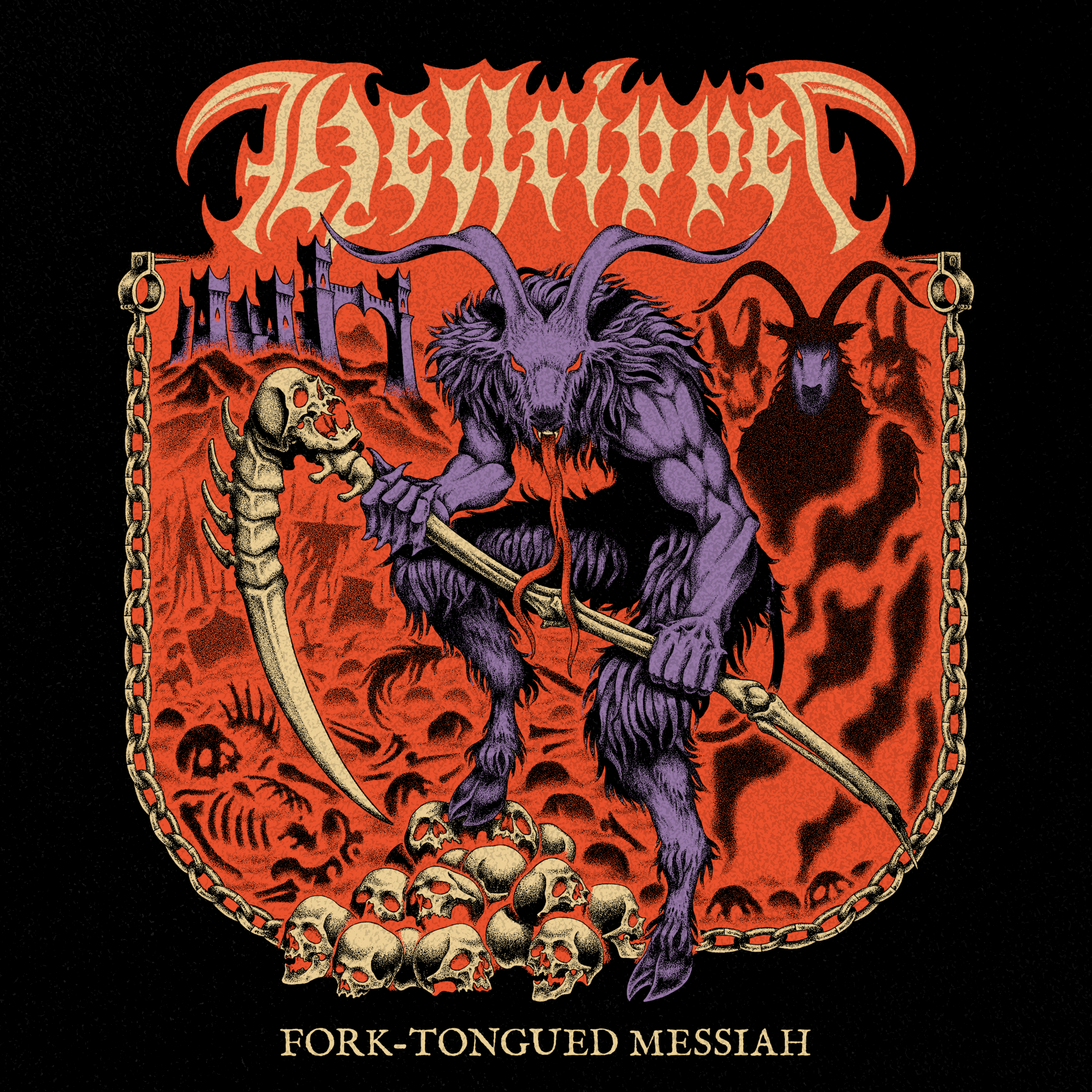 Hellripper — Fork-Tongued Messiah cover artwork