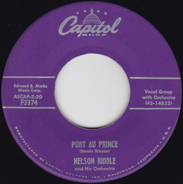 Nelson Riddle — Port Au Prince cover artwork