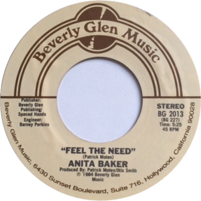 Anita Baker — Feel the Need cover artwork