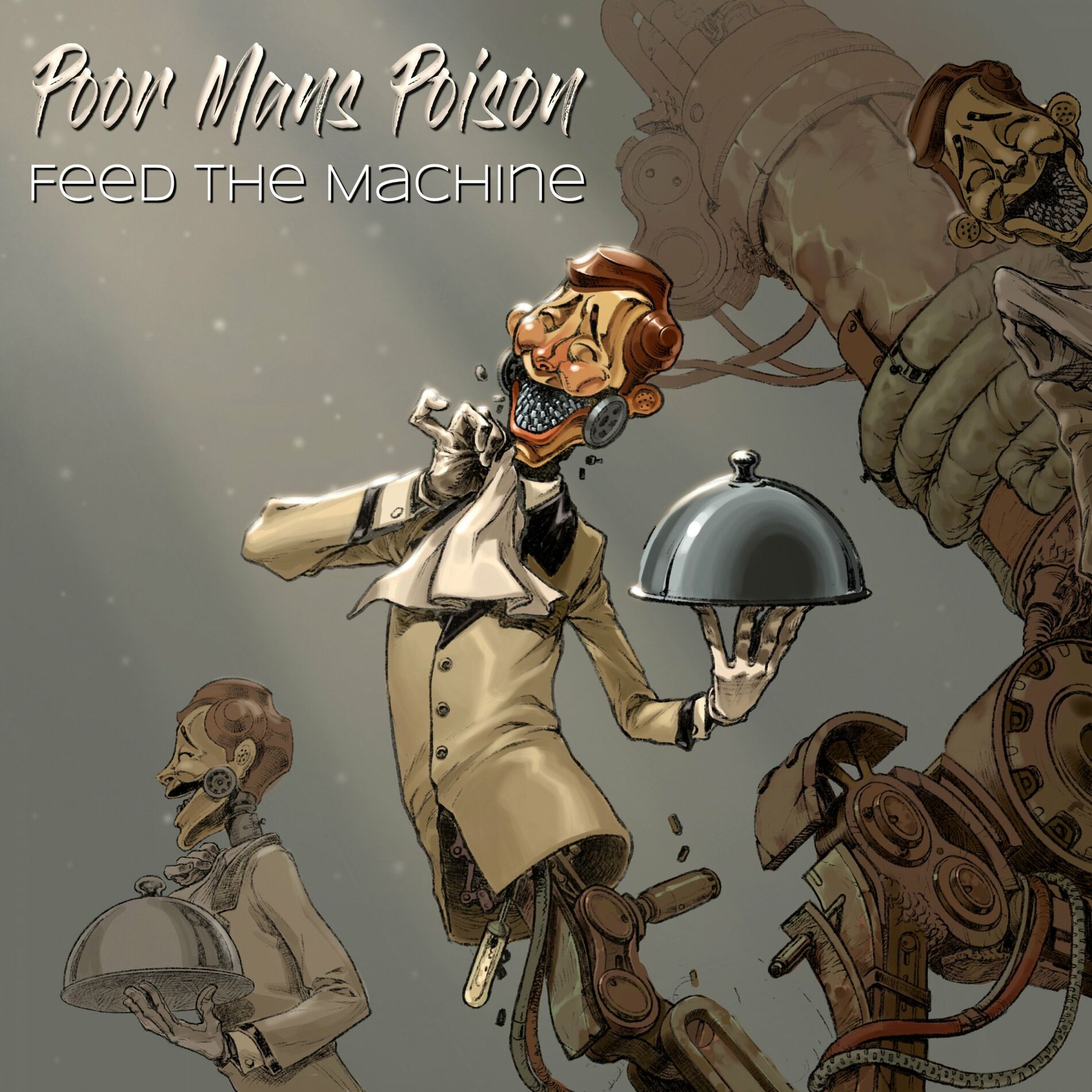 Poor Man&#039;s Poison — Feed The Machine cover artwork