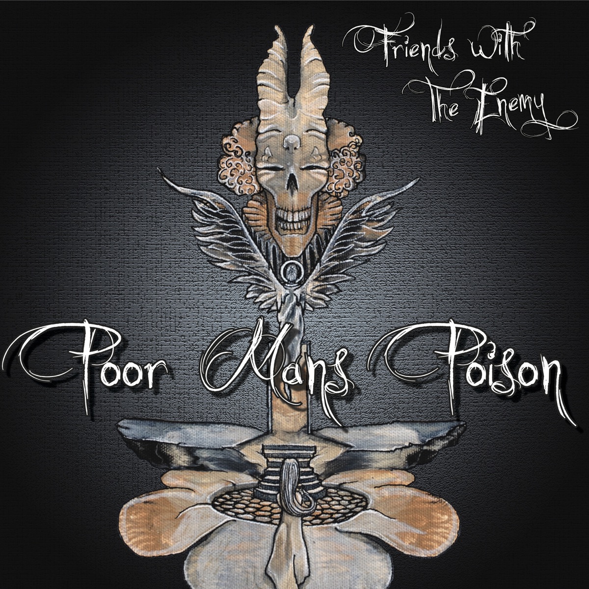 Poor Man&#039;s Poison — Friends With The Enemy cover artwork