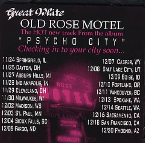 Great White — Old Rose Motel cover artwork