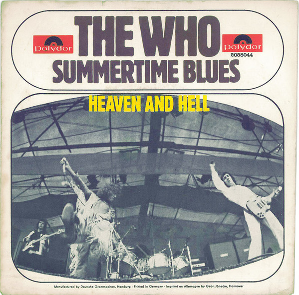 The Who — Summertime Blues cover artwork