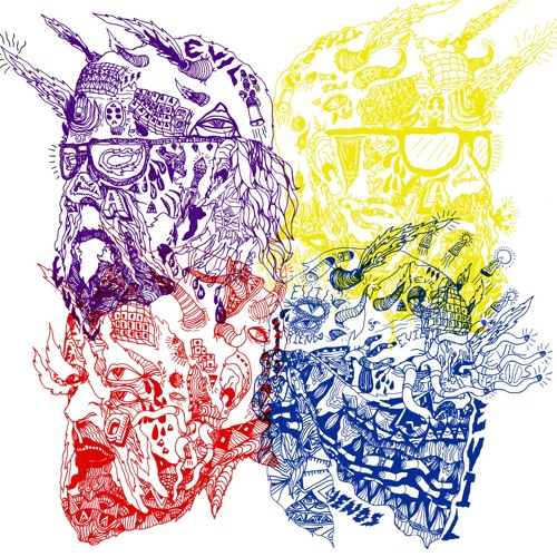 Portugal. The Man & Passion Pit — Purple Yellow Red and Blue - Passion Pit Remix cover artwork
