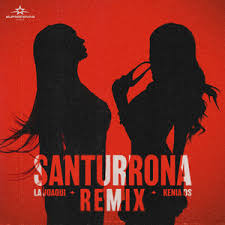 La Joaqui featuring Kenia Os — San turrona (Remix) cover artwork