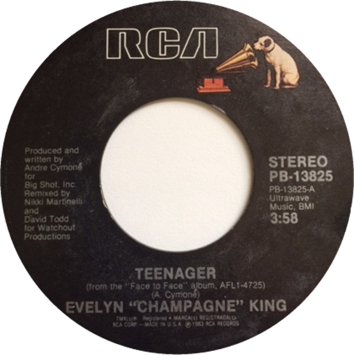 Evelyn &#039;&#039;Champagne&#039;&#039; King — Teenager cover artwork
