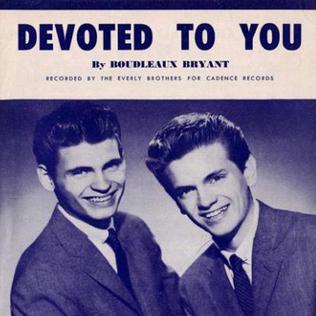 The Everly Brothers — Devoted to You cover artwork