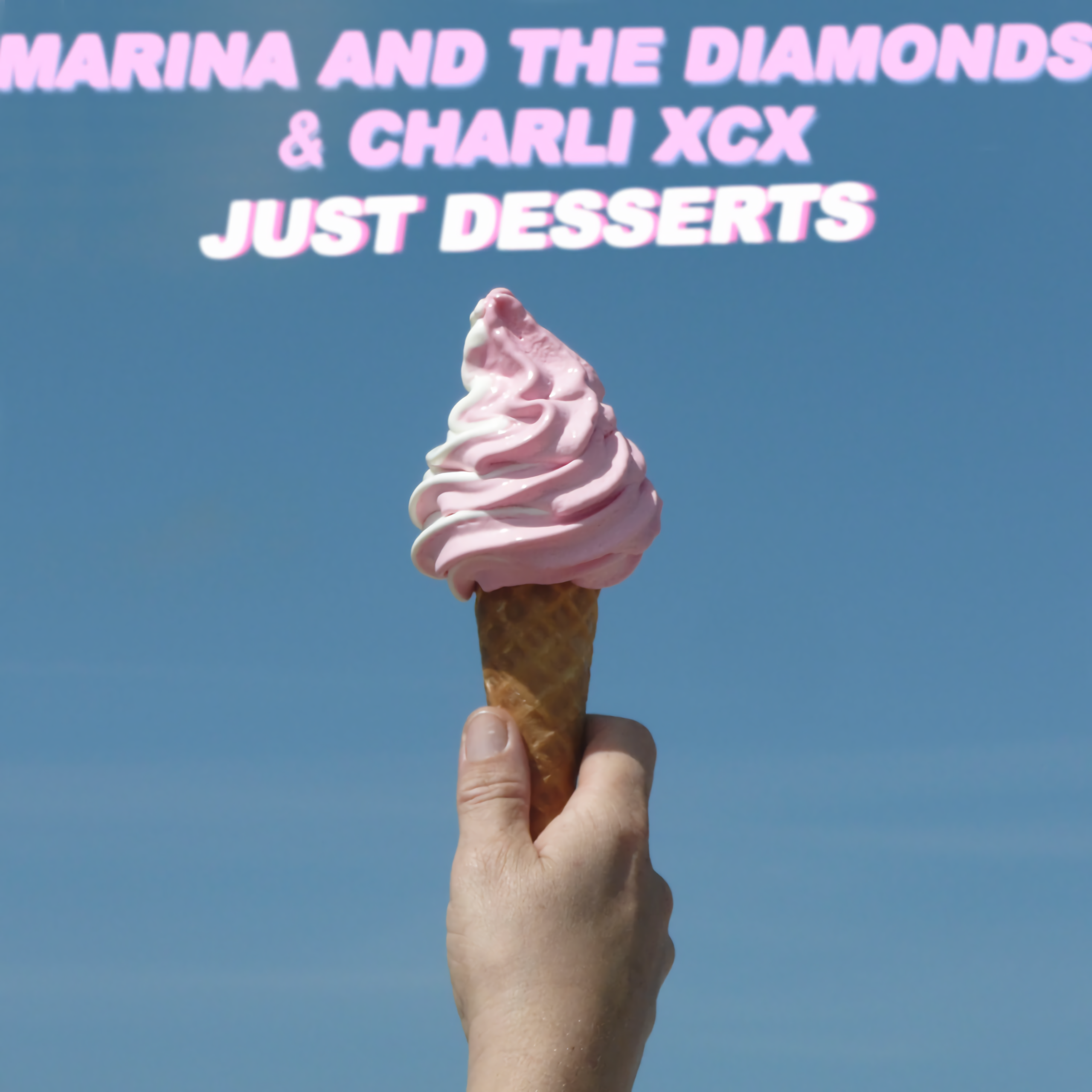 MARINA & Charli xcx — Just Desserts cover artwork