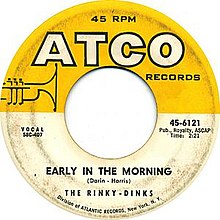 The Rinky-Dinks — Early In The Morning cover artwork