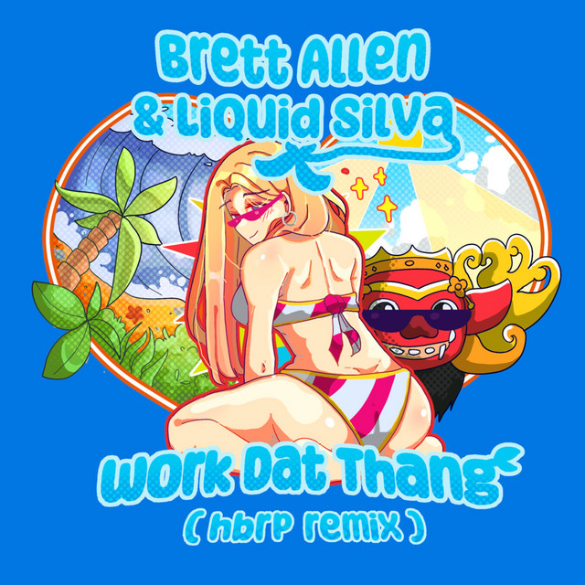 Brett Allen & Liquid Silva featuring hbrp — Work Dat Thang (Remix) cover artwork