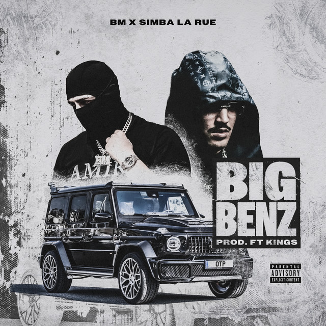 BM featuring Simba La Rue & FT Kings — Big Benz cover artwork