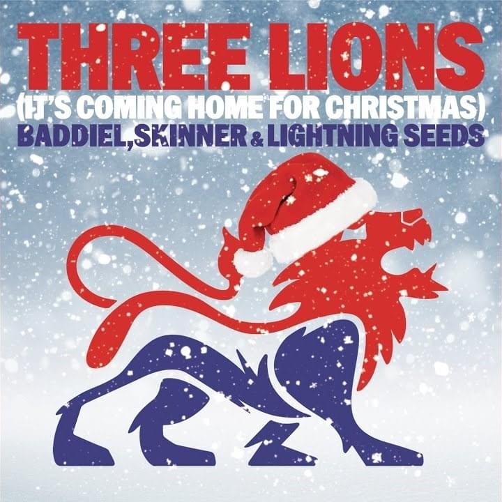 Baddiel, Skinner, & Lightning Seeds — Three Lions (It&#039;s Come Home for Christmas) cover artwork