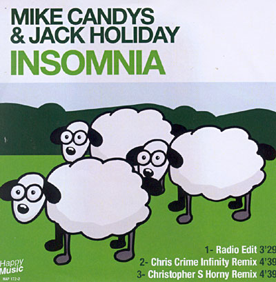 Mike Candys featuring Jack Holiday — Insomnia cover artwork