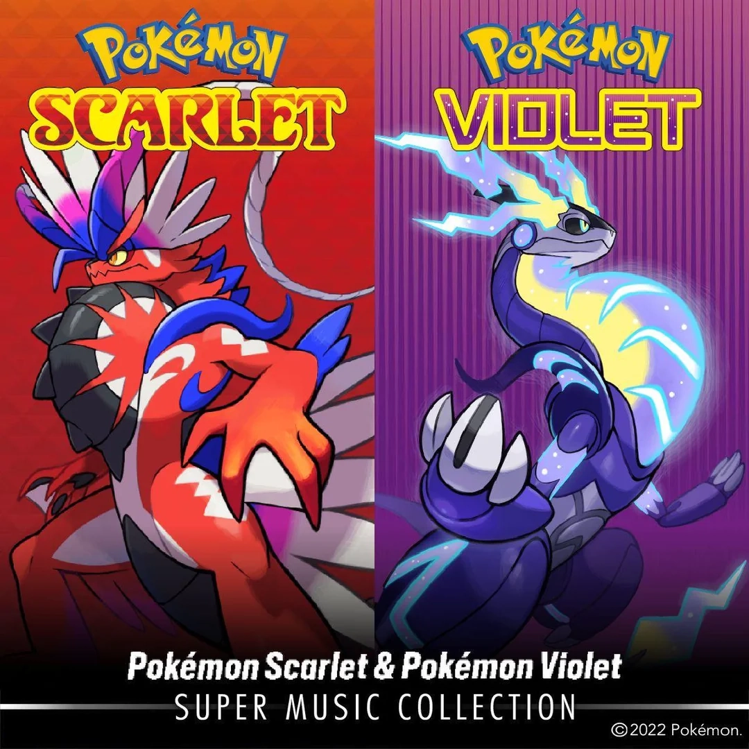 GAME FREAK Pokémon Scarlet &amp; Pokémon Violet: The Definitive Soundtrack cover artwork