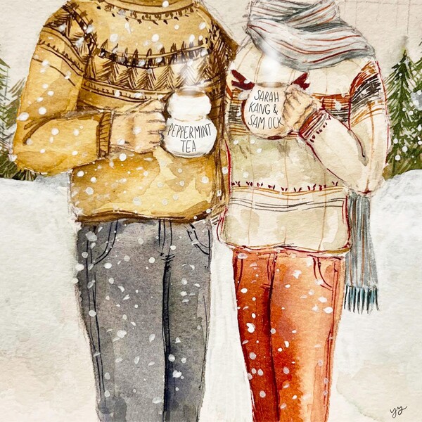 Sarah Kang & Sam Ock — Mr. Snowman cover artwork