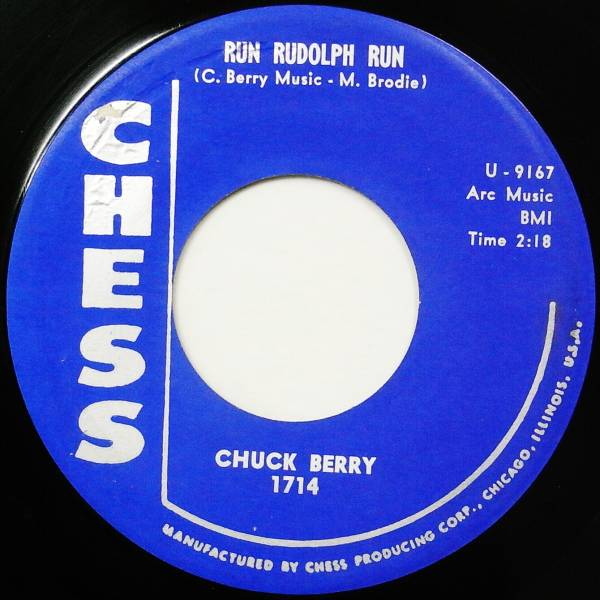 Chuck Berry — Run Rudolph Run cover artwork