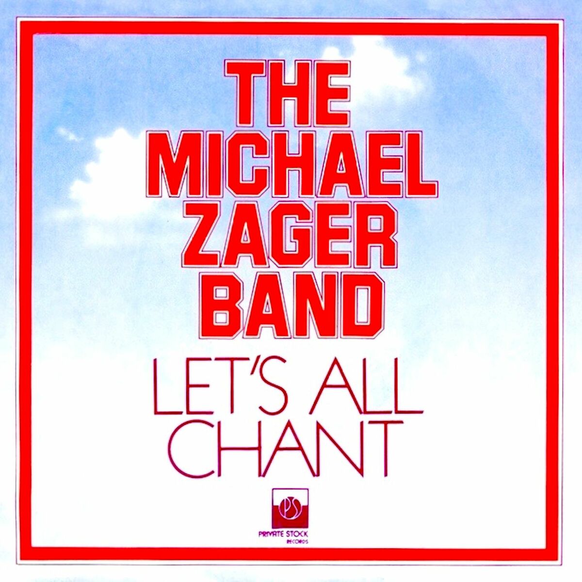 Michael Zager Band Let&#039;s All Chant cover artwork