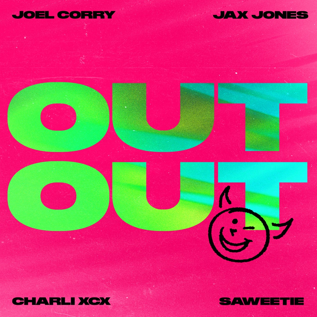 Joel Corry & Jax Jones featuring Charli xcx & Saweetie — OUT OUT cover artwork