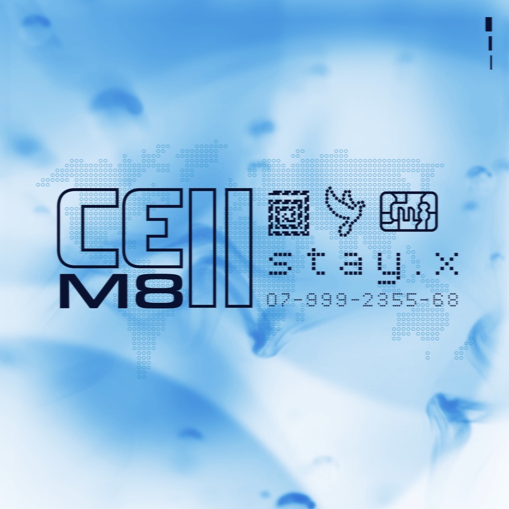 cell m8 — stay. x cover artwork