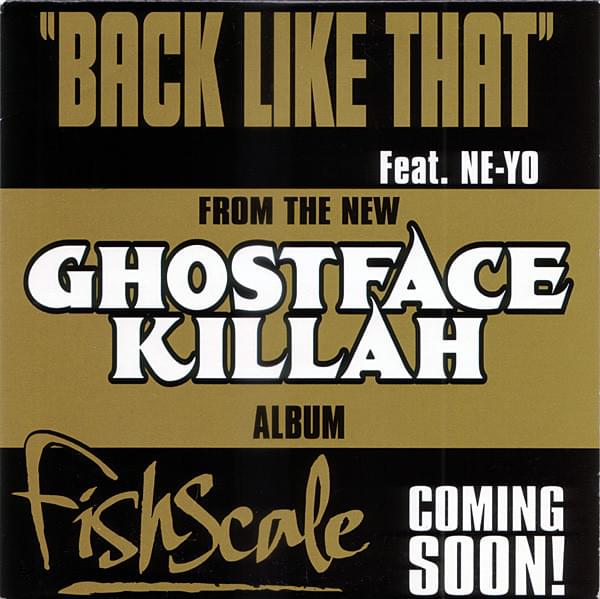 Ghostface Killah featuring Ne-Yo — Back Like That cover artwork