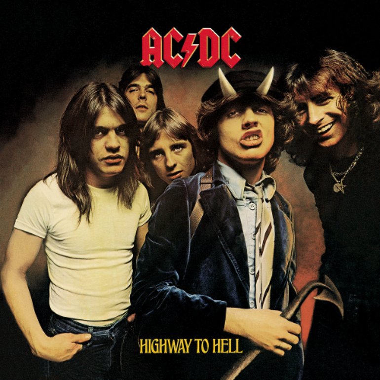 AC/DC — Beating Around the Bush cover artwork